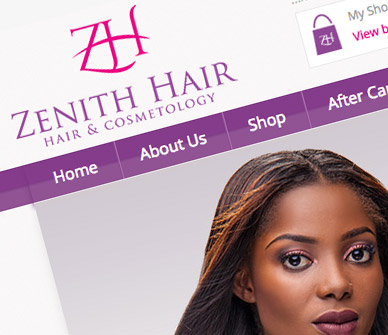 zenith-hair-lagos-online-store-development