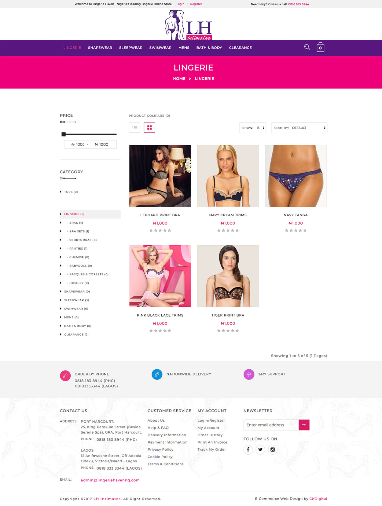 lingerie-haven-web-design-project-page-2