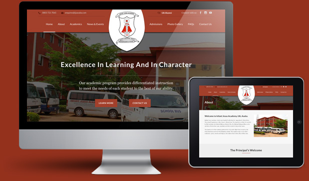 Infant Jesus Academy - Website for Secondary School